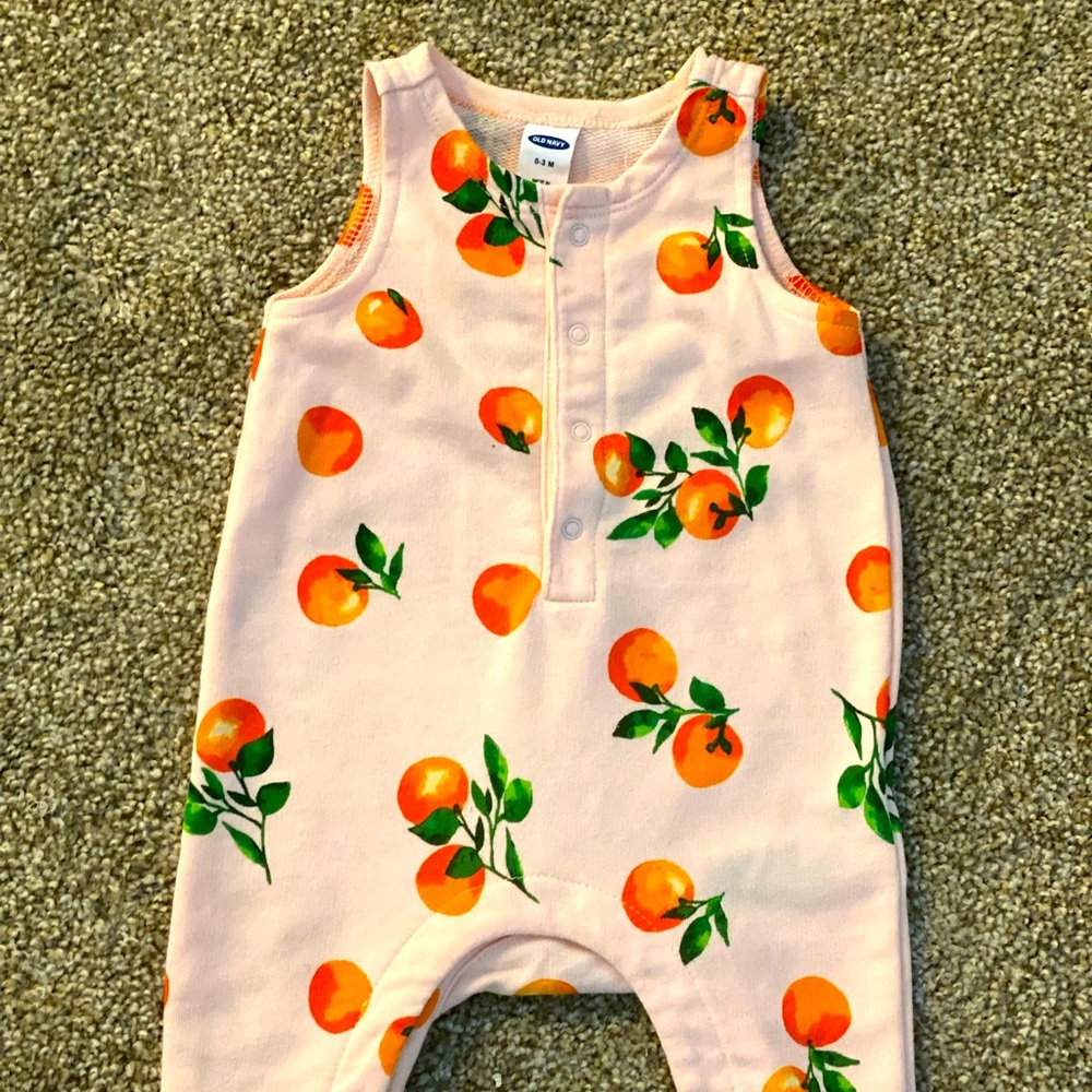 Baby girl Orange Jumpsuit